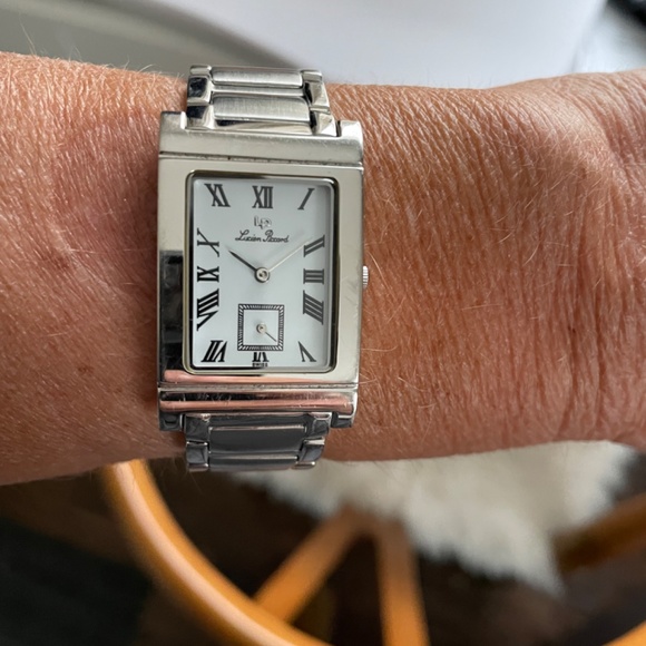 Lucien Piccard Stainless Tank Watch - Picture 4 of 7